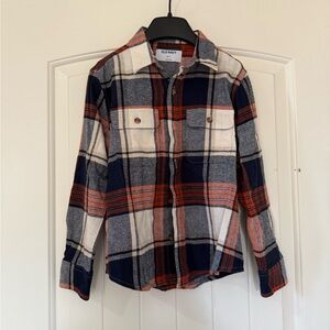 Old Navy Checkered Shirt in Navy and Orange